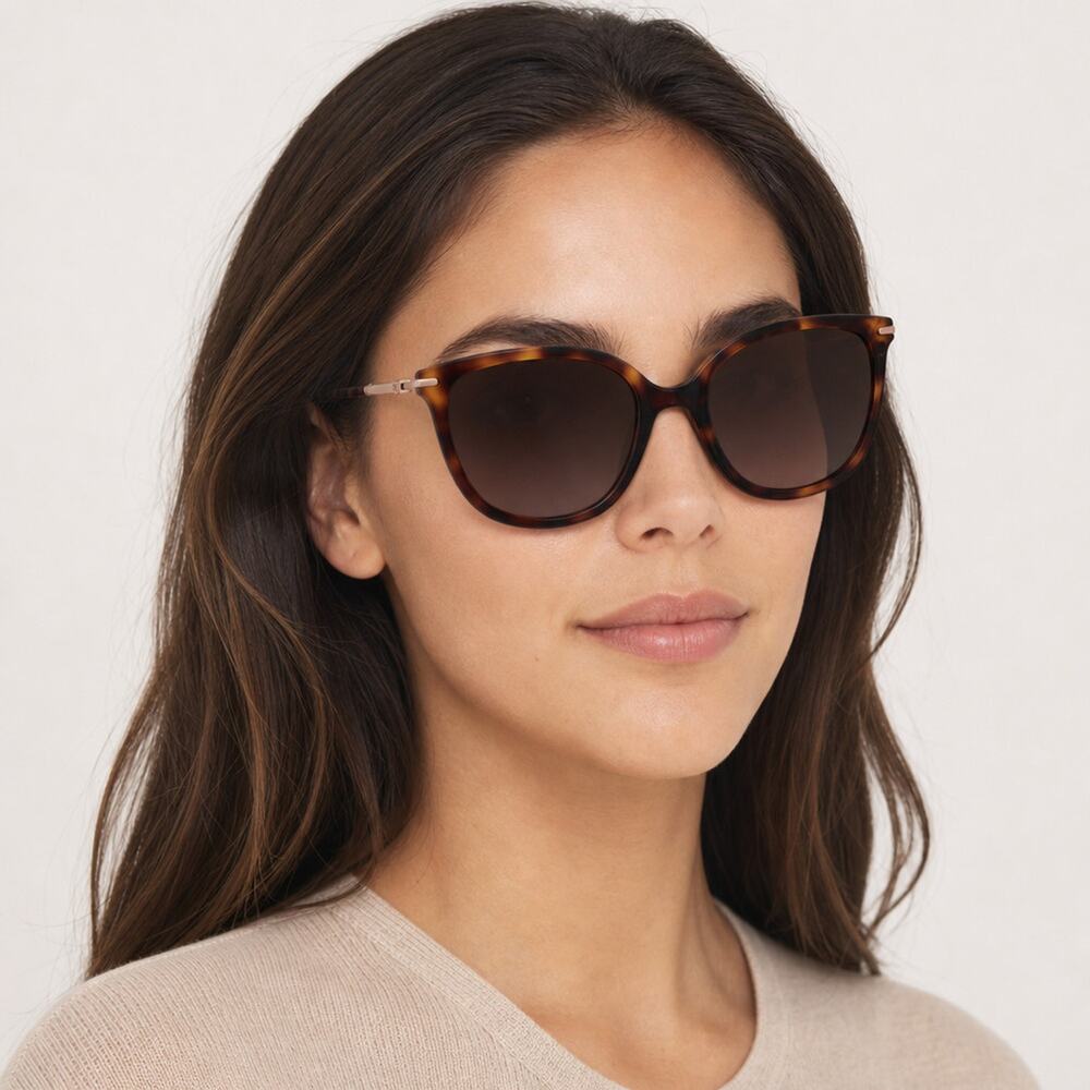NEW Carolina Herrera HER 0229/S 0WR9HA Havana Sunglasses authentic